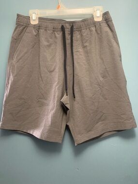 Jockey Men's Gray Athletic Drawstring Shorts